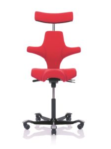 Fauteuil ergonomique HÅG Capisco offrant un soutien optimal pour la posture au travail