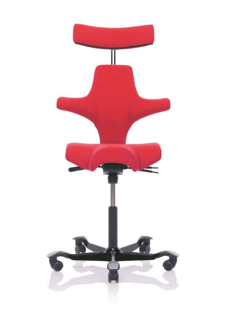 Fauteuil ergonomique HÅG Capisco offrant un soutien optimal pour la posture au travail